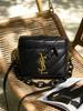 Косметичка-бокс YSL Beauty, Мини-сумка через плечо для косметики, Модный стеганый кейс для хранения с цепочкой, Женская сумка через плечо, Аксессуары для макияжа