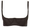 Cottelli CURVES - Underwired Push-Up Bra with Open Bust Black 85E