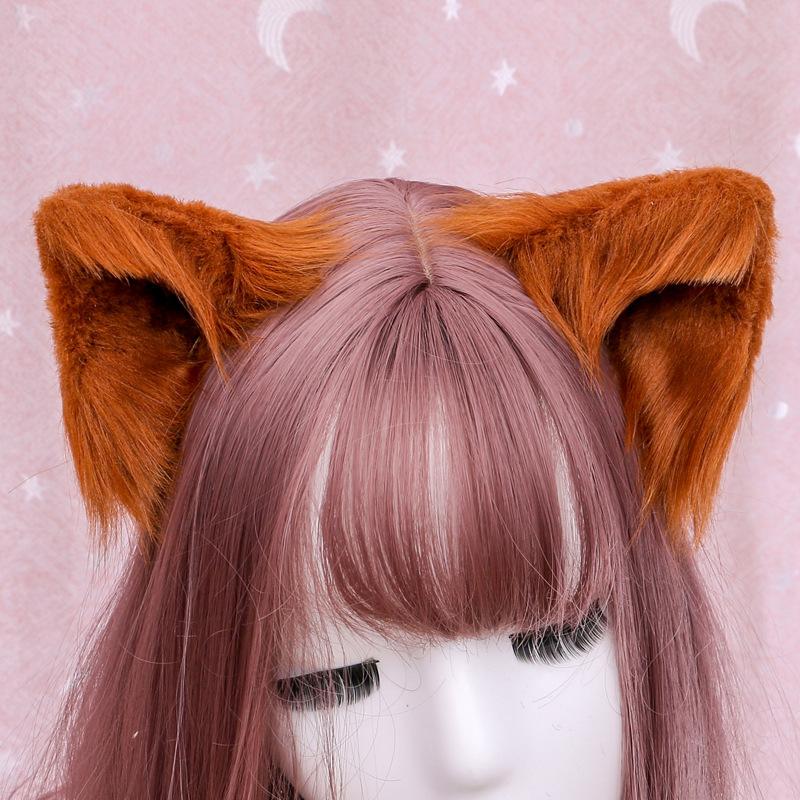 Cat Ears Anime Lolita Hair Accessories Ears Cosplay Kawaii Wig Gothic Headdress Lolita Accessories  Cat Ears Head Band