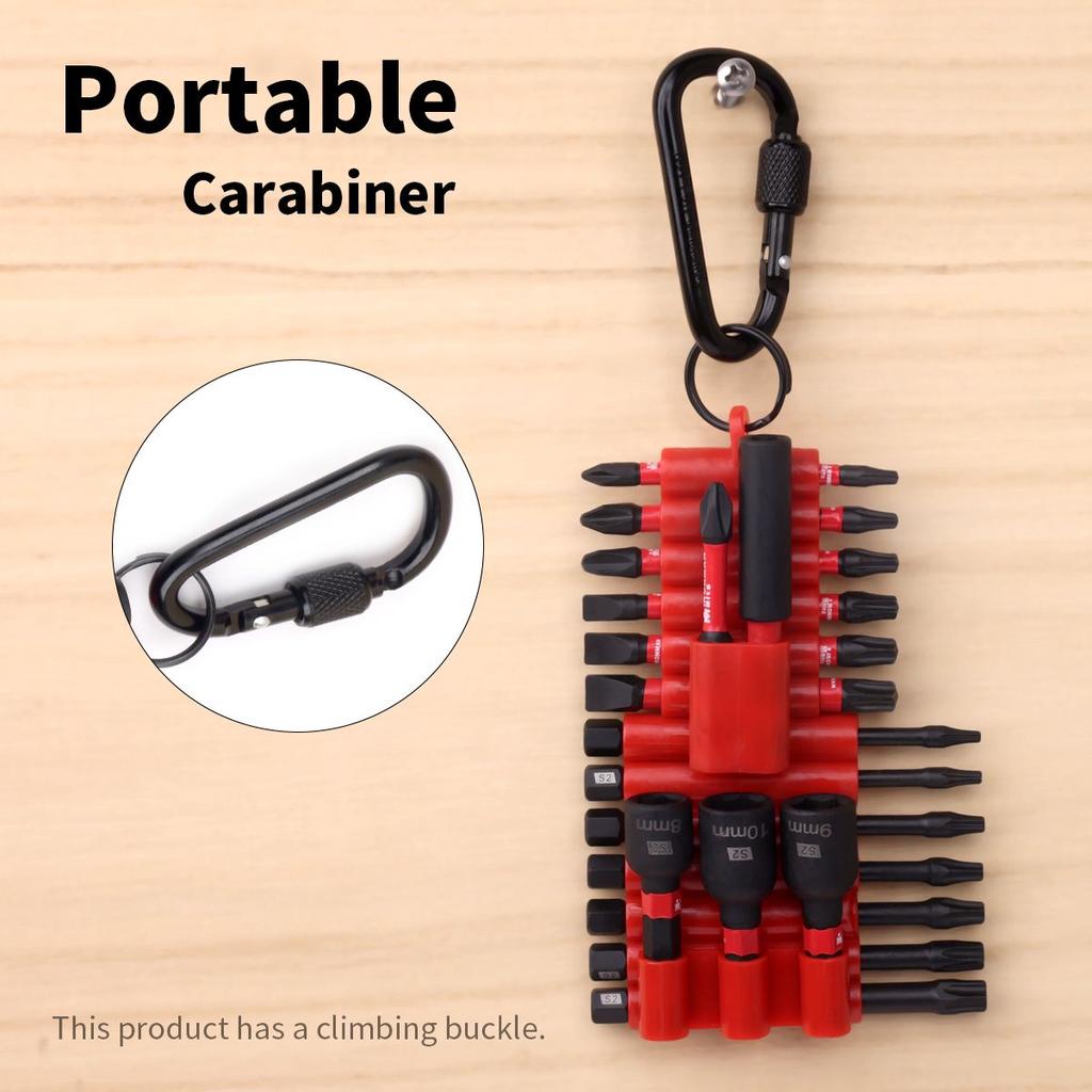 24Pcs Impact Screwdriver Bits Sets With Organizer Sleeve 1Pc Bit Holder Magnetic Mixed Torx Cross Flat Electric Bits Set