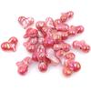 High Quality Creative Two-color Bracelet Necklace DIY Jewelry Accessories 10pcs Dazzling Butt Peach Beads Beaded Materials Milk Candy UV Acrylic