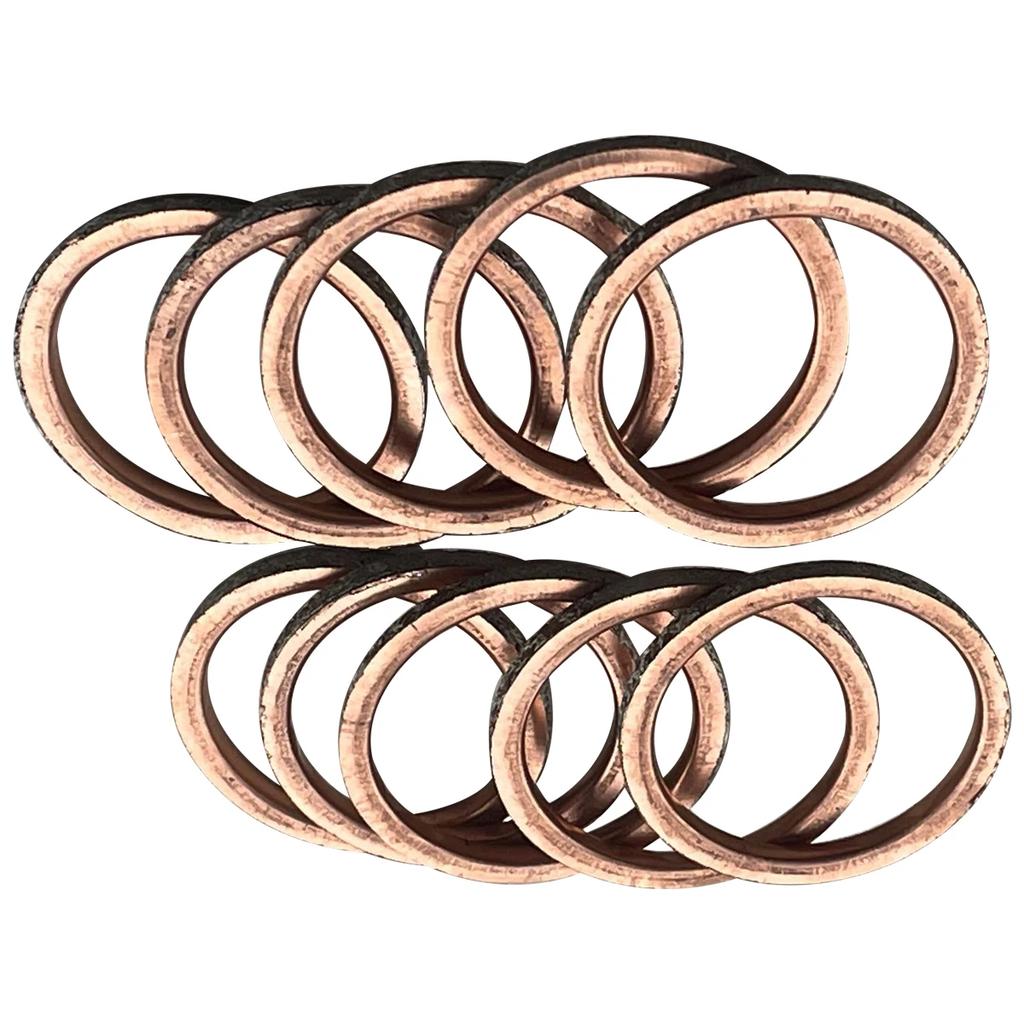 44x3.5mm Motorcycle Exhaust Pipe Gasket For Yamaha YZF750 93-98 YZFR1 YZF-R1 1998-2014 YZFR6 YZF-R6 2006-