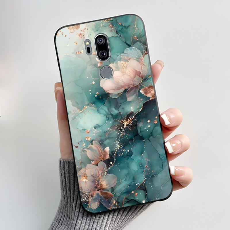 Casing For LG G7 ThinQ Case G710EM Luxury Dragon Cute Cool Boys Girls Soft TPU Black Silicone Matte Bumper LG G7ThinQ Back Cover