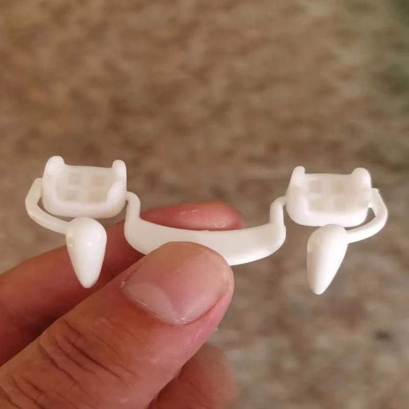 Зубы зомби-вампира, реквизит для косплея, кровавые зубные протезы на Хэллоуин, артефакты для костюмированной вечеринки