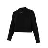 SS25 Prima DF Crew Top Solid Color Versatile Pullover Long Sleeve Sweatshirt Women Tops Black HJ1187-010