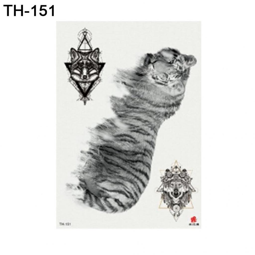 Животное Собака Медведь Рука Плечо Водонепроницаемая Временная Поддельная Татуировка Наклейка Подарок