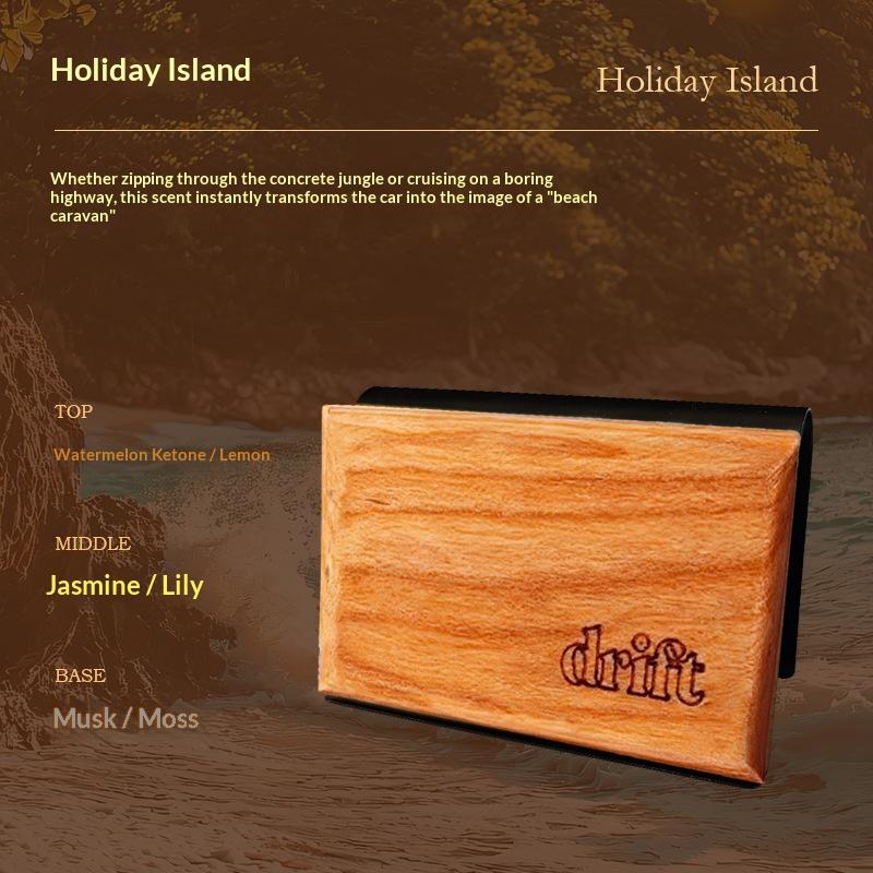 Автомобильный освежитель воздуха для дрифта - Оригинальный деревянный освежитель воздуха - Стартовый набор с ароматом тика