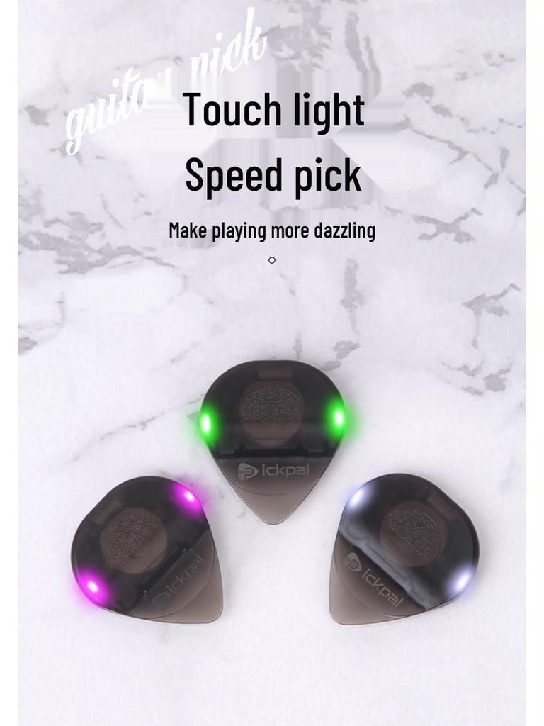 Luminous Electric Guitar Pick - Battery Powered Guitar Accessory & Gift