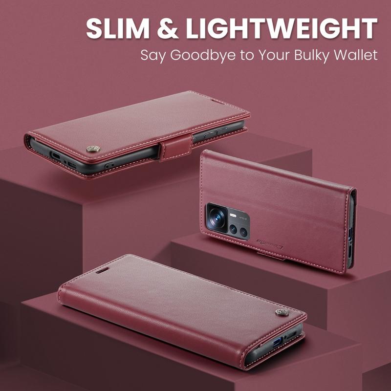 Магнитный кожаный чехол-книжка с подставкой и кошельком для XiaoMi RedMi 14C 13C 12C Note 14 13 Pro Plus 12 11 11S 10 9 10S Phone Cover