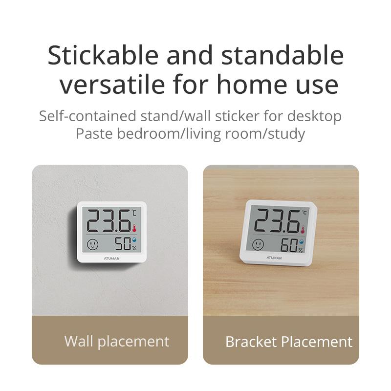 DUKA Atuman 2.5 Inch LCD Electronic Digital Temperature Sensor Humidity Meter Indoor Thermometer Hygrometer Weather Station2