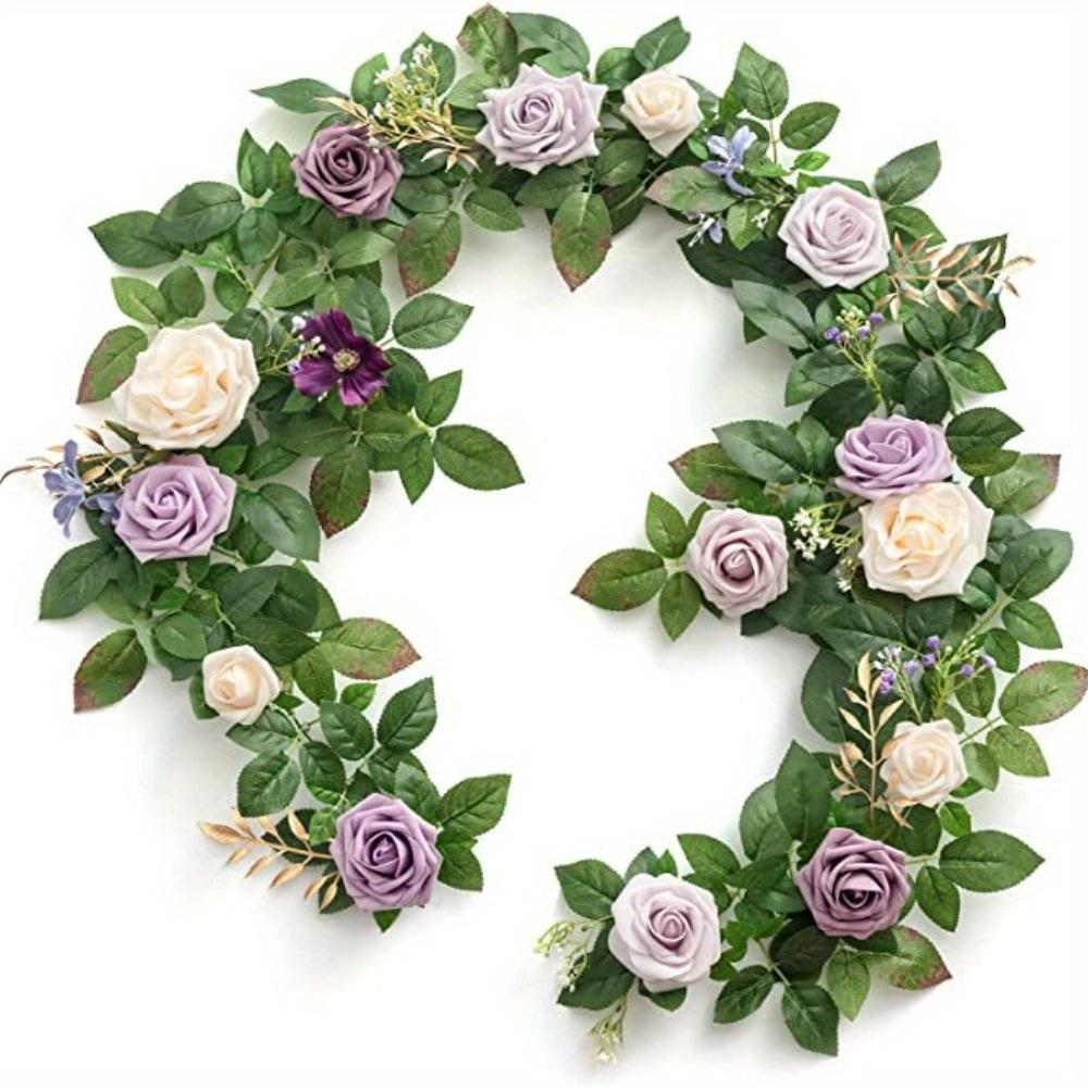 1,85 м Искусственная свадебная арка Цветы Гирлянда из роз Цветочные композиции Настольные центральные украшения Цветочная гирлянда Зеленая гирлянда Фон Настенный декор