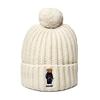 Polo Ralph Lauren Wc0522 105 Однотонная джинсовая шапка-бини с помпоном в виде медведя