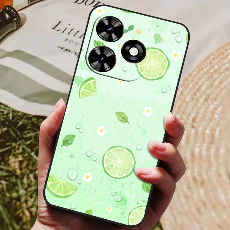 Для Infinix Hot 40 Чехол Hot40 Pro Роскошный Телефон Силиконовая Задняя Крышка Для Infinix Hot 40 Pro / hot 40i Чехлы Защитный Чехол Capas