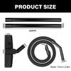 Set of 3 Vacuum Accessory Hose Vacuum Cleaner Tube Straight Pipe Flexible Soft Pipe Vacuum Cleaner Hose Floor Brush