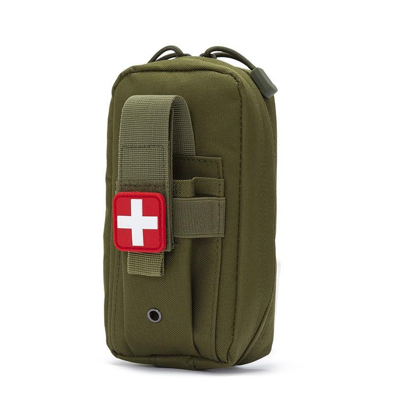 Портативная сумка для первой помощи Нейлон MOLLE Наружные медицинские аксессуары для хранения Пояс Военный вентилятор Подвесной
