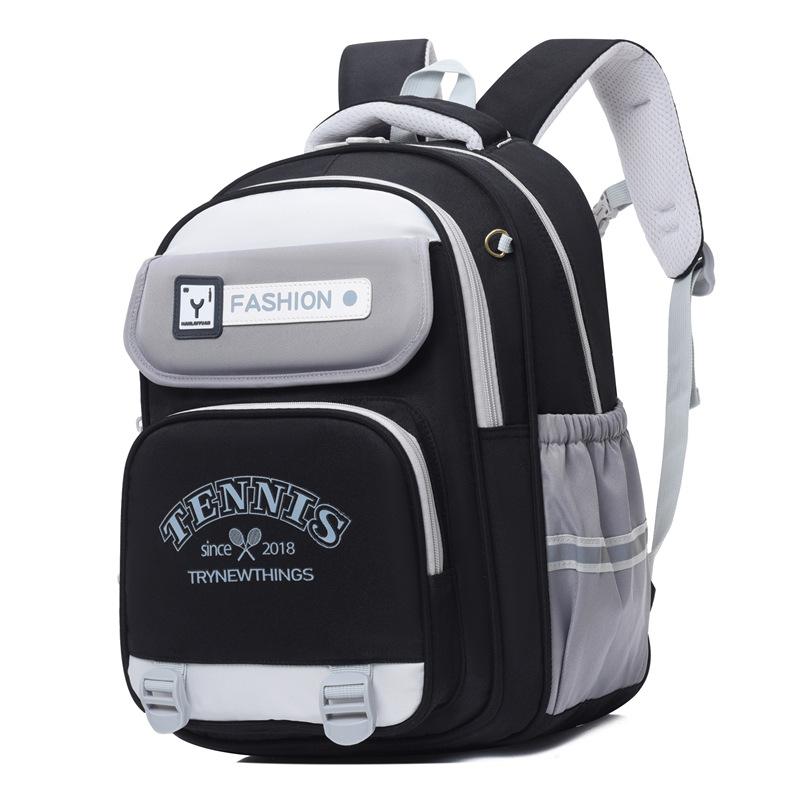 Школьная сумка для школьников, большой вместительный рюкзак для девочек, цветной блок, милый детский рюкзак