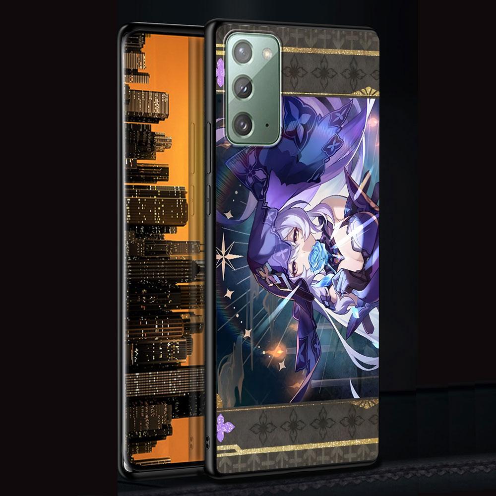 Черный лебедь Honkai Star Rail Dan Heng чехол для Samsung Galaxy Note 20 Ultra 8 10 Lite 9 TPU чехол для телефона Note 10 Plus черный корпус
