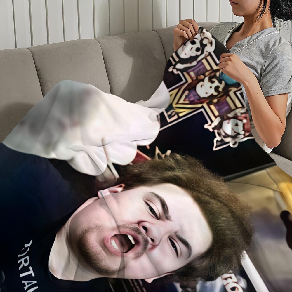 R-Rainer Winkler Drachenlord Blanket Blanket for Couch Sofa Travel Home Picni Flannel Blanket birthday gift Warm Comfortable