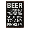Poster Beer Signs Vintage Plaque Bar Decoration Metal Plates For Wall Shabby Chic Home Decor 20x30 cm