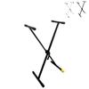 [Amabile Official] Amabile Keyboard Stand KS150DX/KS15SE Black/White (BK/WH) No Assembly Required, X-Shaped, 14-Level Height Adjustment, Lightweight,