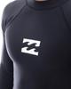 High neck long sleeve logo rash guard