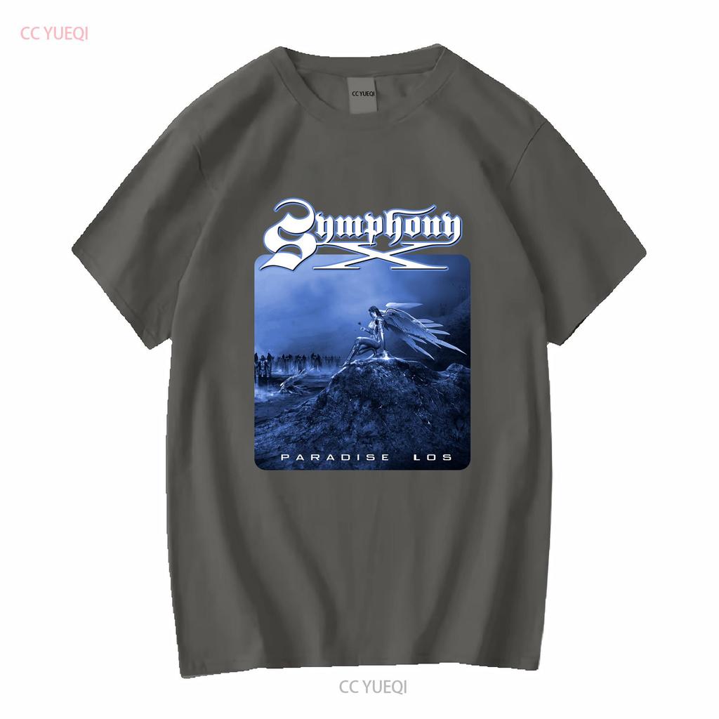 Symphony X Paradise Lost Official T Shirt Vintage Washed Graphic Soft Stretched Breathable Versatile Casual Unisex Fashion