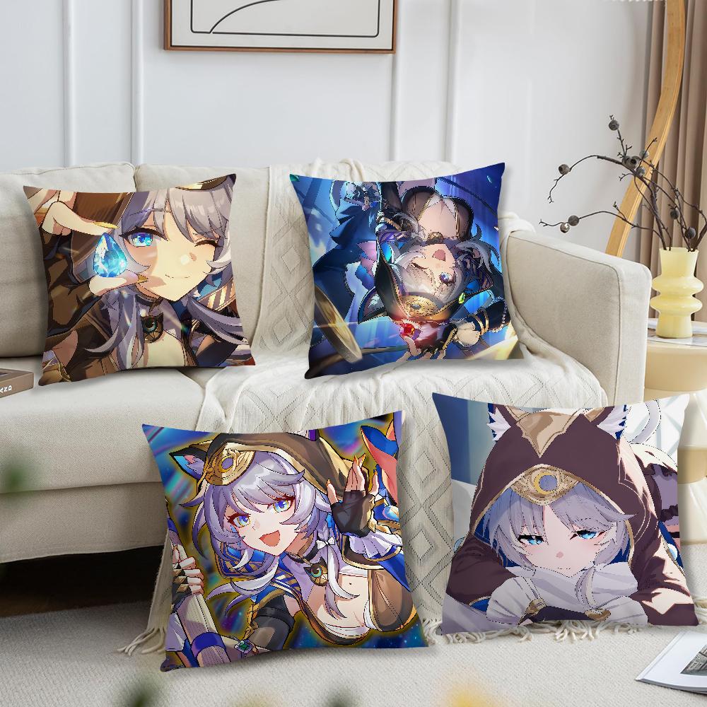 Игра милый Honkai Star Rail Шифр наволочка Удобная мягкая Наволочка для дивана Гостиная Домашний декор Защитные чехлы