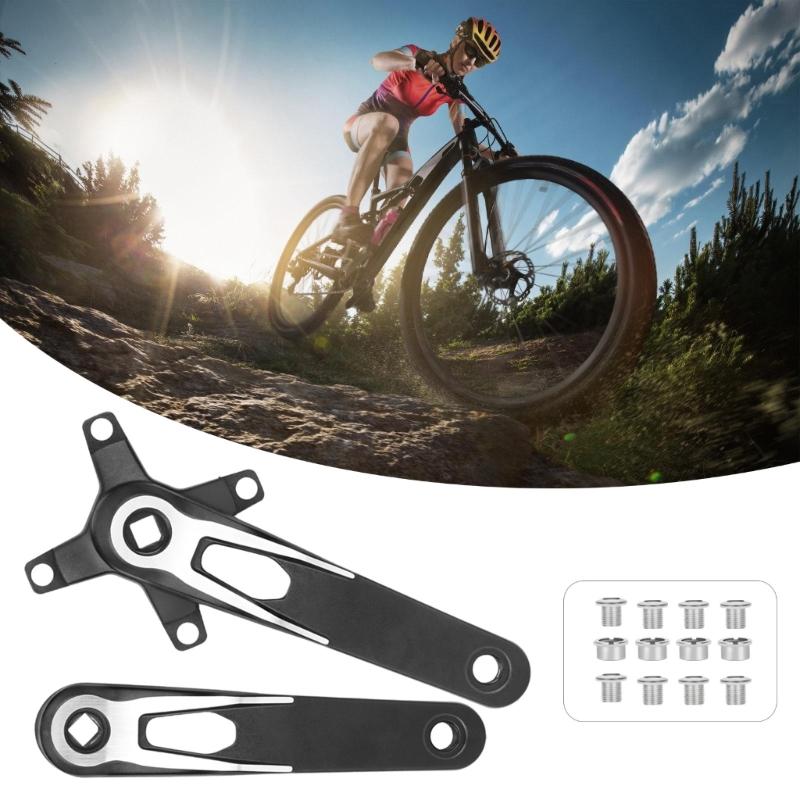 Квадратные шатуны из алюминиевых сплавов Прочность Fixed Gear Fixie Шатуны для улучшения подъемов и ускорений