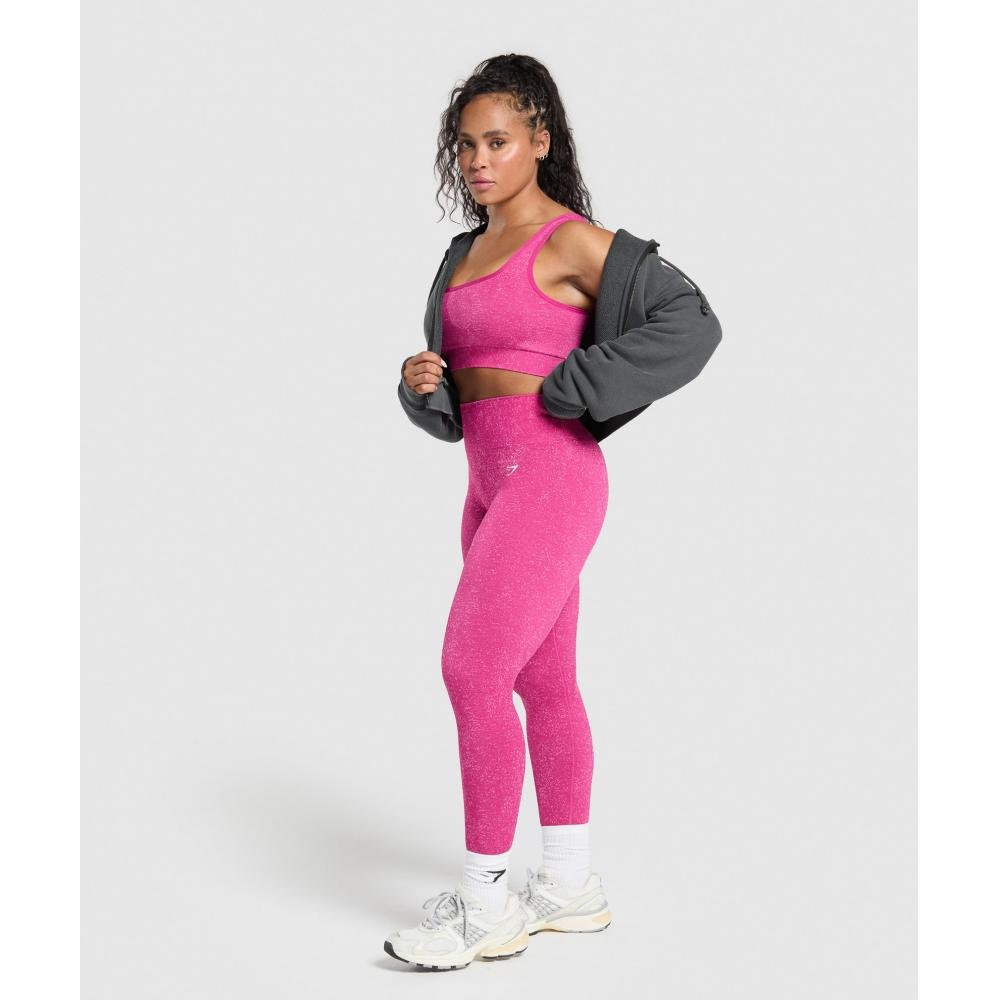 Gymshark Спортивный бюстгальтер Adapt Fleck Winning Pink Sour Pink B9a7h Kcqz