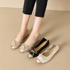 Women's Soft-Soled Genuine Leather Egg Roll Shoes - Comfortable, Non-Slip Sheepskin Spring Footwear for Moms & Grandmas