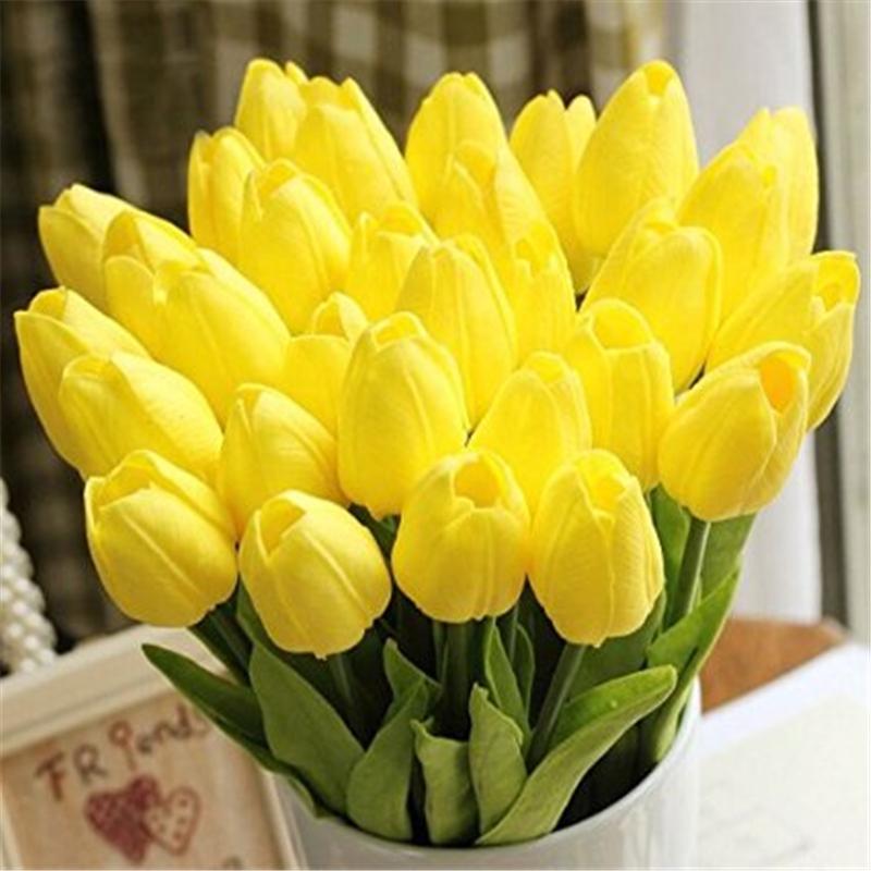 6 шт./лот букет искусственных цветов мини-тюльпан свадьба невесты гортензии цветочный декор для вечеринки