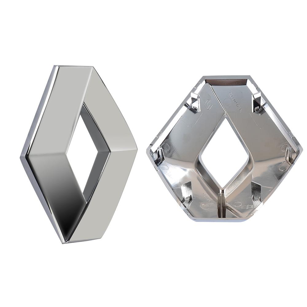 Interior Stickers 3D ABS Front Grille Rear Trunk Emblem Stickers For Renault Koleos Kadjar Captur Megane Talisman Espace Clio Z