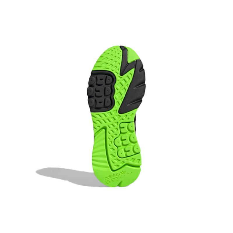 adidas Оригинальные кроссовки Nite Jogger 'Black Green' H03249
