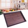 Wood Serving Tray Tableware Food Tray Rectangular Food Platter with Edge for Home Decor, Food, Vegetables, Fruit