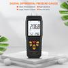 SMART SENSOR AS511B Цифровой дифференциальный манометр -206,8~206,8 кПа Манометр с двумя портами Давление газа с ЖК-дисплеем с подсветкой Поддерживает температуру