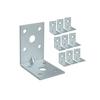 10 X Reinforced Assembly Bracket (50 X 50 X 35 X 2) Right Angle Fixing Bracket L-shaped Support