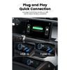 Мини-адаптер CarlinKit Mini Ultra 3 для беспроводного Android Auto и CarPlay, WiFi 2,4 ГГц и 5 ГГц, BLE, Автоматическое подключение, Обновление OTA, Мини-смарт-бокс для автомобиля