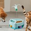 Cat Interactive Feeder Multifunctional Slow Feeder Toy Interactive Toys for Indoor Cats Creative Slow Food Dispenser Feeder for