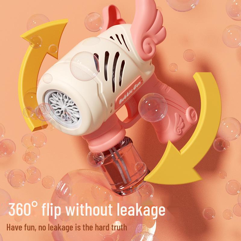 "Leak-Proof Automatic Bubble Machine Toy for Children - Douyin Style"