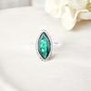 Chrome Diopside Gemstone 925 Sterling Silver Jewelry Handcrafted Ring For Wedding RR-22-4