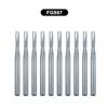 10Pcs/Box WellCK FG Dental Carbide Burs Dia 1.6mm For High Speed Tungsten Steel Burs FG330 FG556 FG245 FG34