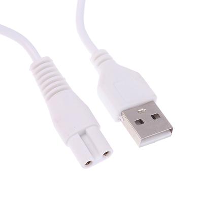 1 шт. 80 см USB-кабель зарядный шнур медный провод отверстие подходит 5 В фонарик бритва машинка для стрижки волос провод одно отверстие 1.8