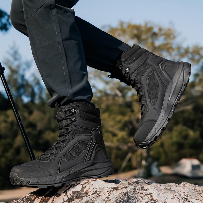 Fashion 2025 Fashion Men's Desert Combat Boots Outdoor Hiking Shoes Men Hunting Work Safty Shoes Men's Short Boots Ankle Boots