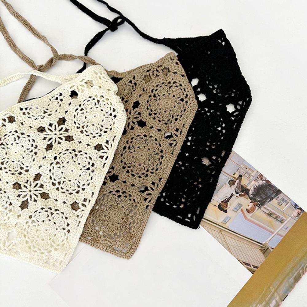 Crochet Bandana Ribbon Headwear New Style Hair Accessories  Summer