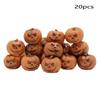 20Pcs Resin Halloween Pumpkin Decoration Reusable Scary Mini Fake Simulation Pumpkin Creative Funny Halloween Ornaments Festival
