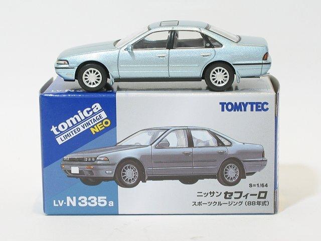 Tomica Nissan Cefiro Sport Cruising 1988 Модель Литой металл (Синевато-серебристый) LV-N335a [Tomix 1/64 Автомобиль] [Время]
