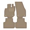 Велюровые автомобильные коврики для: VW Tiguan III  Внедорожник (2024-) бежевые