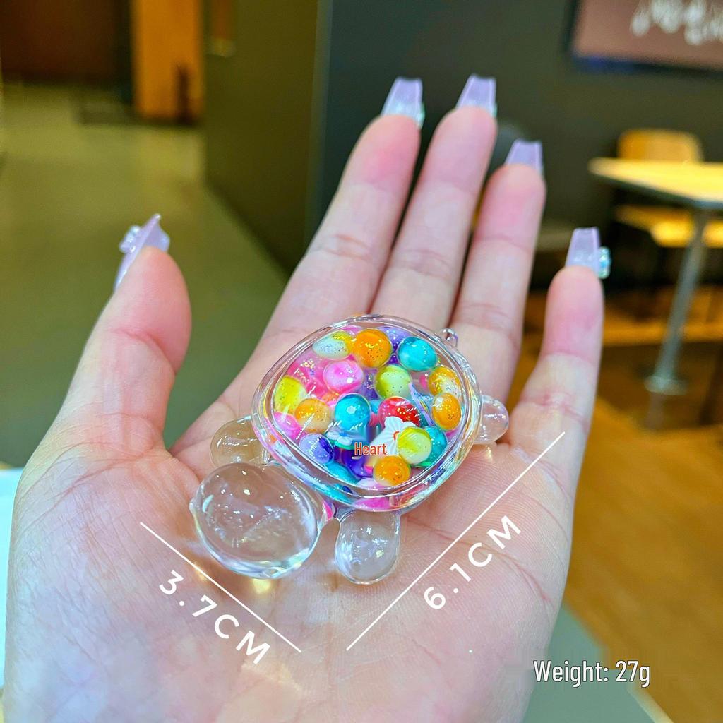 Светящаяся фигурка черепахи в виде зыбучего песка, подставка для украшений в закрытой коробке.