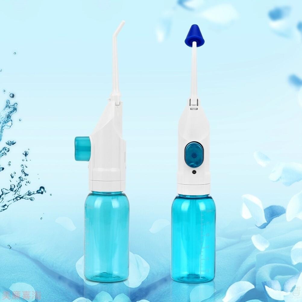 Oral Irrigator Water Pick Teeth Cleaner Water Flosser Portable Manual Dental Scaler for Travel