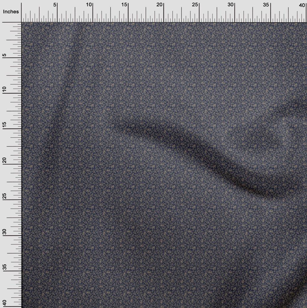 oneOone Ткань хлопок Flex Blue Toile Quilting Supplies Print Швейная ткань по ярдам 40 дюймов